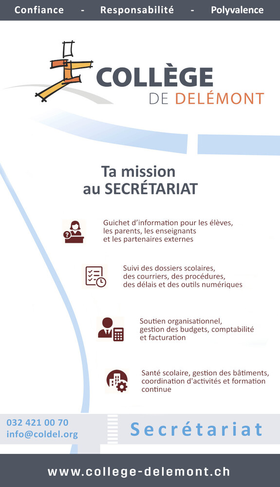 Rôle et missions du secrétariat