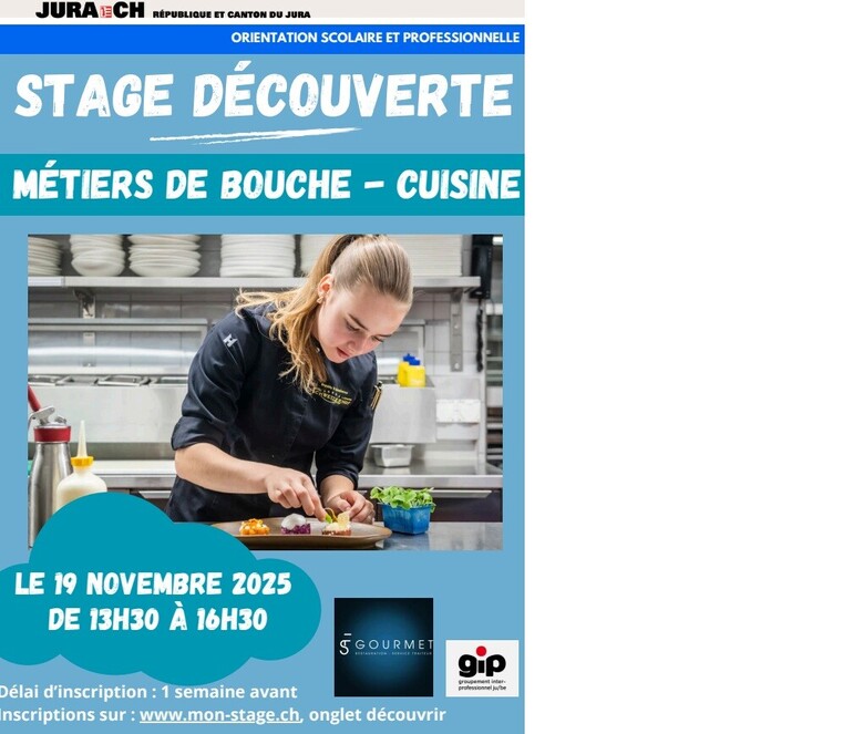 Stage métiers de bouche