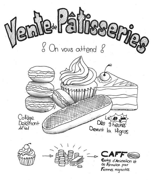 Vente de pâtisserie