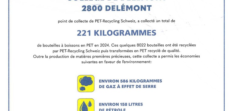 Certificat environnemental