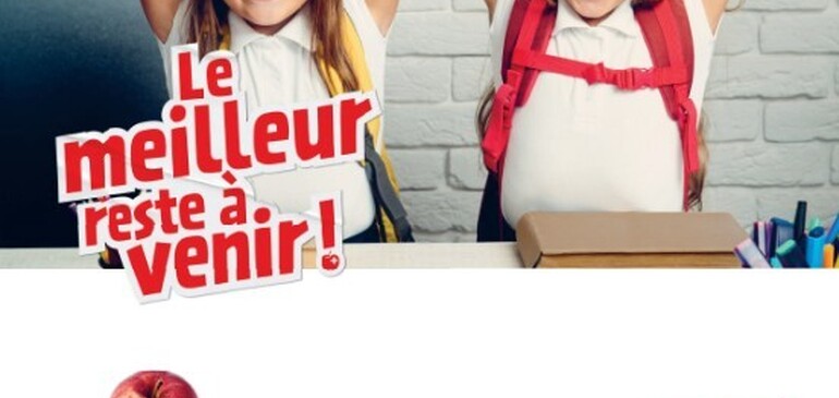 Distribution de pommes