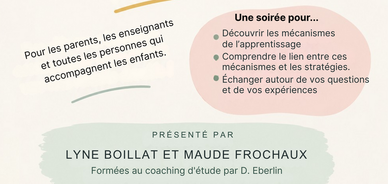 Conférence « Les stratégies d’apprentissage »