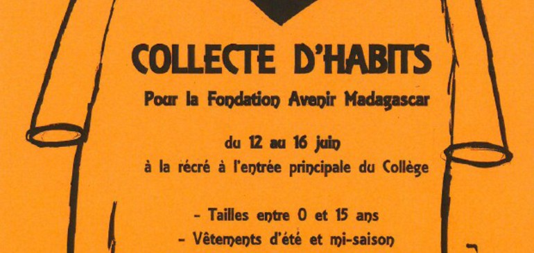 Collecte d'habits