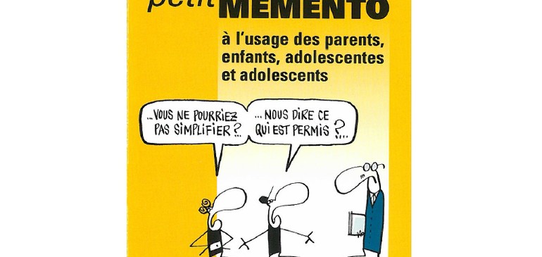 Petit mémento à l'usage des parents et des adolescents