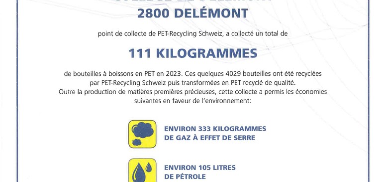 Certificat environnemental